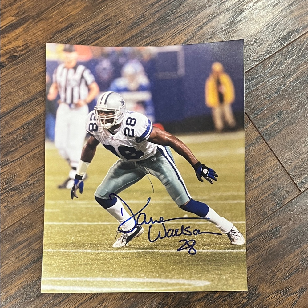 Autographed Football Player Photo